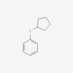 molecular formula C11H14S B8503367 Phenylcyclopentylsulfide 