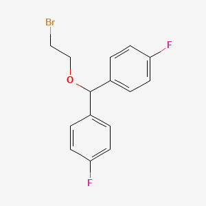 1-Bromo-2-[bis(4-fluorophenyl)methoxy]ethane