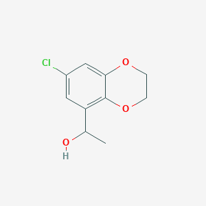 1-(6-Chloro-2,3-dihydrobenzo[b][1,4]dioxin-8-yl)ethanol