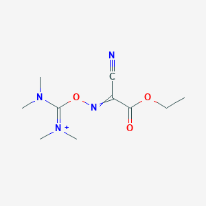 [[(1-Cyano-2-ethoxy-2-oxoethylidene)amino]oxy-(dimethylamino)methylidene]-dimethylazanium