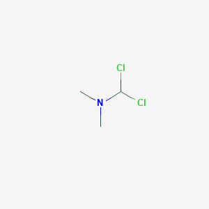 molecular formula C3H7Cl2N B8503496 Dimethylaminomethylene chloride 
