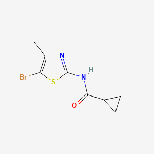 n-(5-Bromo-4-methylthiazol-2-yl)cyclopropanecarboxamide