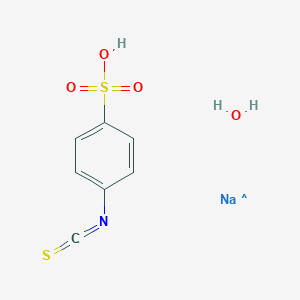 molecular formula C7H7NNaO4S2 B8503625 Sodium 4-sulfophenylisothiocyanate monohydrate 