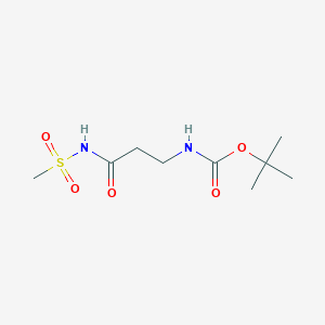 Tert-butyl 3-(methylsulfonamido)-3-oxopropylcarbamate