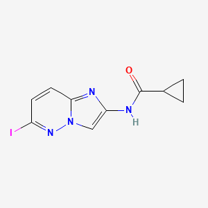 N-(6-iodoimidazo[1,2-b]pyridazin-2-yl)cyclopropanecarboxamide