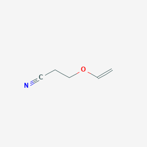 molecular formula C5H7NO B8503814 Propanenitrile, 3-(ethenyloxy)- CAS No. 15678-32-7