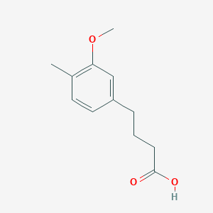 4-(3-Methoxy-4-methylphenyl)butanoic acid
