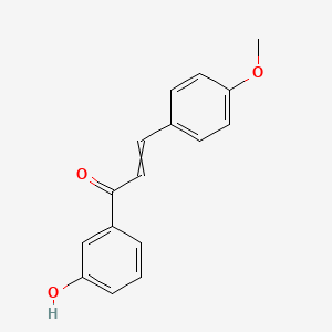 molecular formula C16H14O3 B8503861 3'-Hydroxy-4-methoxy-chalcone 