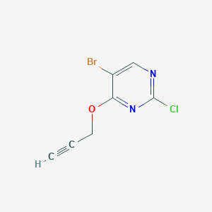 5-Bromo-2-chloro-4-(prop-2-ynyloxy)pyrimidine