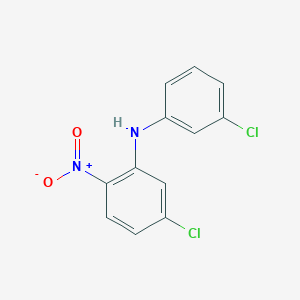4-Chloro-2-[(3-chlorophenyl)amino]-1-nitrobenzene