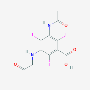 3-Acetylamino-5-(acetylmethylamino)-2,4,6-triiodobenzoic acid