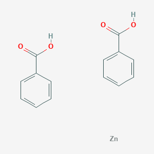 molecular formula C14H12O4Zn B8503939 benzoic acid;zinc 