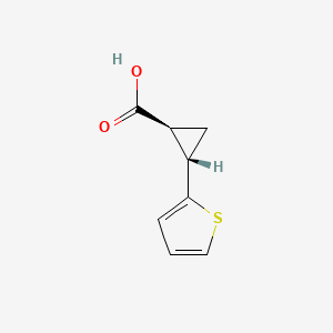 (1S,2S)-2-Thiophen-2-yl-cyclopropanecarboxylic acid