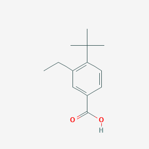 3-Ethyl-4-(2-methyl-2-propanyl)benzoic acid