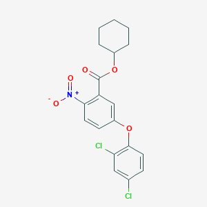 Cyclohexyl 5-(2,4-dichlorophenoxy)-2-nitrobenzoate