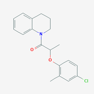 2-(4-Chloro-2-methylphenoxy)-1-(3,4-dihydroquinolin-1(2H)-yl)propan-1-one