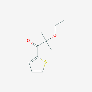 2-Ethoxy-2-methyl-1-thiophen-2-yl-propan-1-one