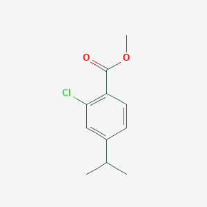 molecular formula C11H13ClO2 B8504131 2-Chloro-4-isopropyl-benzoic acid methyl ester 