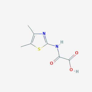 molecular formula C7H8N2O3S B8504176 4,5-Dimethylthiazol-2-ylcarbamoylcarboxylic Acid 