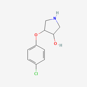 4-(4-Chlorophenoxy)-3-pyrrolidinol