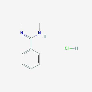 N,N'-dimethylbenzenecarboximidamide hydrochloride