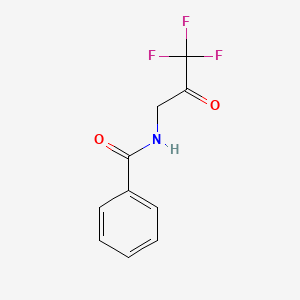molecular formula C10H8F3NO2 B8504282 N-(3,3,3-trifluoro-2-oxopropyl)benzamide 