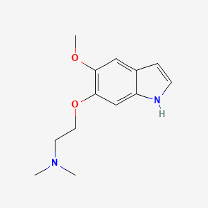6-(2-Dimethylaminoethoxy)-5-methoxy-1H-indole