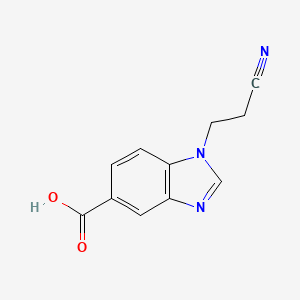 1-(2-cyanoethyl)-1H-benzoimidazole-5-carboxylic acid