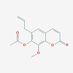 7-Acetoxy-6-allyl-8-methoxycoumarin