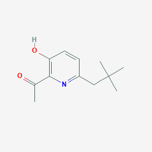 1-(3-Hydroxy-6-neopentylpyridin-2-yl)ethanone