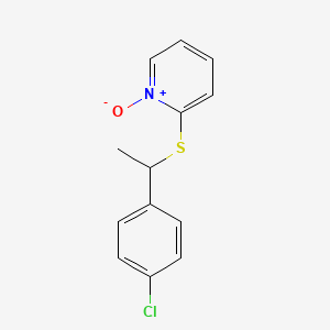 2(-1-[4-chlorophenyl]ethylthio)pyridine N-oxide