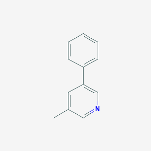 molecular formula C12H11N B085047 3-Methyl-5-phenylpyridine CAS No. 10477-94-8
