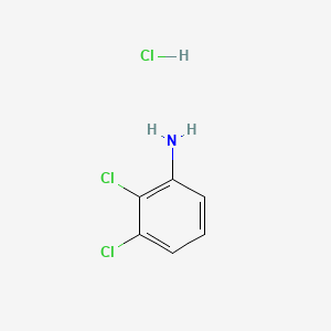 molecular formula C6H6Cl3N B8504827 Benzenamine, 2,3-dichloro-, hydrochloride CAS No. 23068-34-0