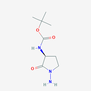 (S)-tert-Butyl (1-amino-2-oxopyrrolidin-3-yl)carbamate