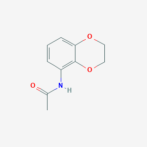 molecular formula C10H11NO3 B8504933 N-(2,3-dihydro-1,4-benzodioxin-5-yl)acetamide 