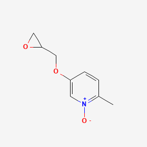 2-Methyl-5-[(oxiran-2-yl)methoxy]-1-oxo-1lambda~5~-pyridine
