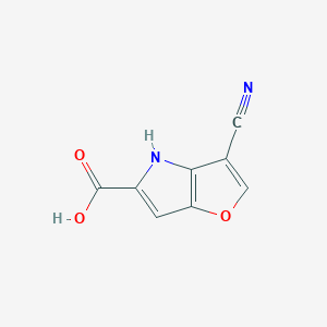 3-cyano-4H-furo[3,2-b]pyrrole-5-carboxylic acid
