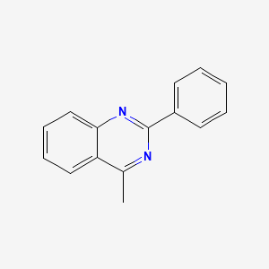 molecular formula C15H12N2 B8505305 4-Methyl-2-phenylquinazoline 