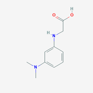 molecular formula C10H14N2O2 B8505319 (3-Dimethylamino-phenylamino)-acetic acid 