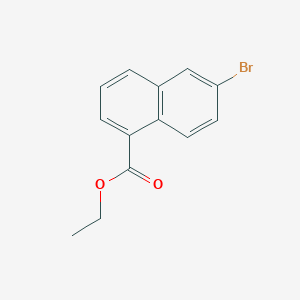 molecular formula C13H11BrO2 B8505405 Ethyl6-bromo-1-naphthoate 