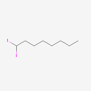 molecular formula C8H16I2 B8505418 Octane, 1,1-diiodo- CAS No. 66225-22-7