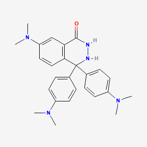 4,4-bis(4-dimethylaminophenyl)-7-dimethylaminophthalazin-1(2H)-one