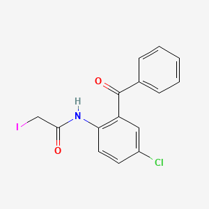 N-(2-benzoyl-4-chlorophenyl)-2-iodoacetamide