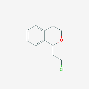 molecular formula C11H13ClO B8505623 1-(2-Chloroethyl)isochroman 