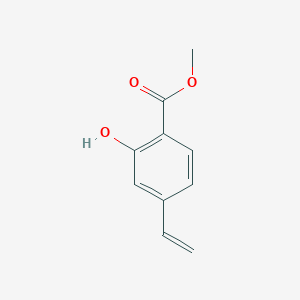molecular formula C10H10O3 B8505963 methyl 2-hydroxy-4-vinylbenzoate 