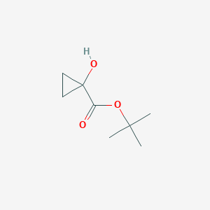 molecular formula C8H14O3 B8506014 Tert-butyl 1-hydroxycyclopropane-1-carboxylate 