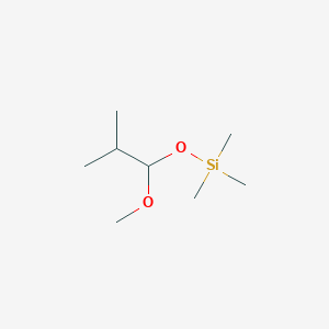 molecular formula C8H20O2Si B8506278 1-Methoxy-2-methyl-1-trimethylsilyloxypropane CAS No. 222313-52-2