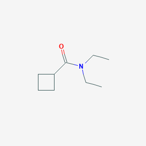 molecular formula C9H17NO B8506449 N,N-diethylcyclobutanecarboxamide 
