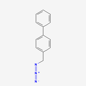 molecular formula C13H11N3 B8506582 4-Azidomethyl-biphenyl 