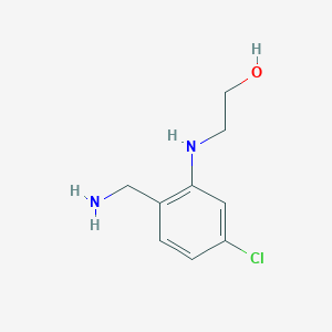 2-(2-Aminomethyl-5-chloro-phenylamino)-ethanol